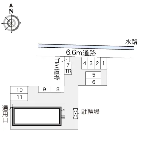 ★手数料０円★福山市駅家町倉光　月極駐車場（LP）